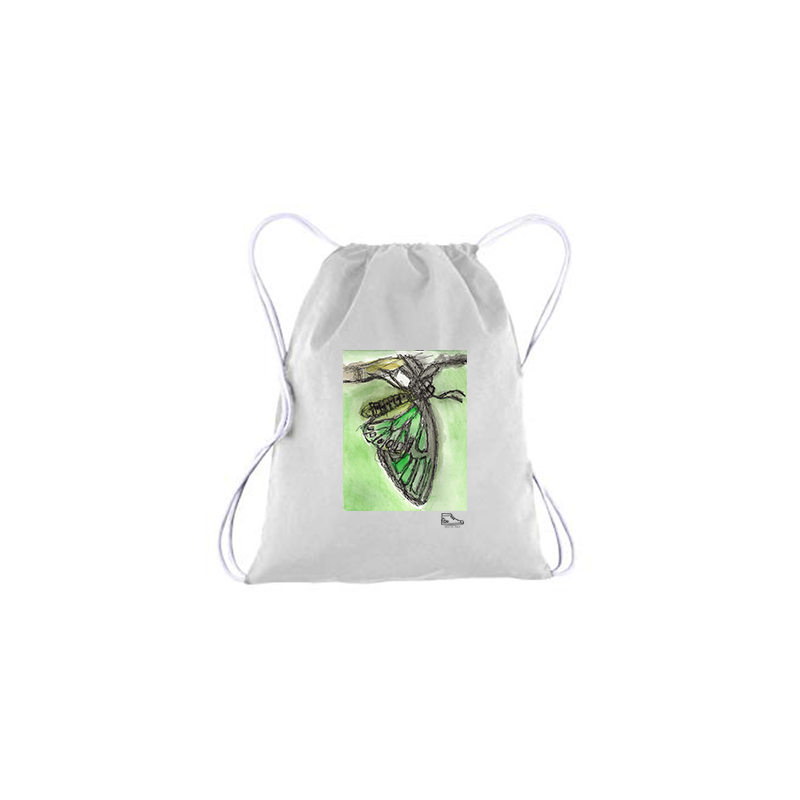 Adam Meyers Butterfly Drawstring Bag