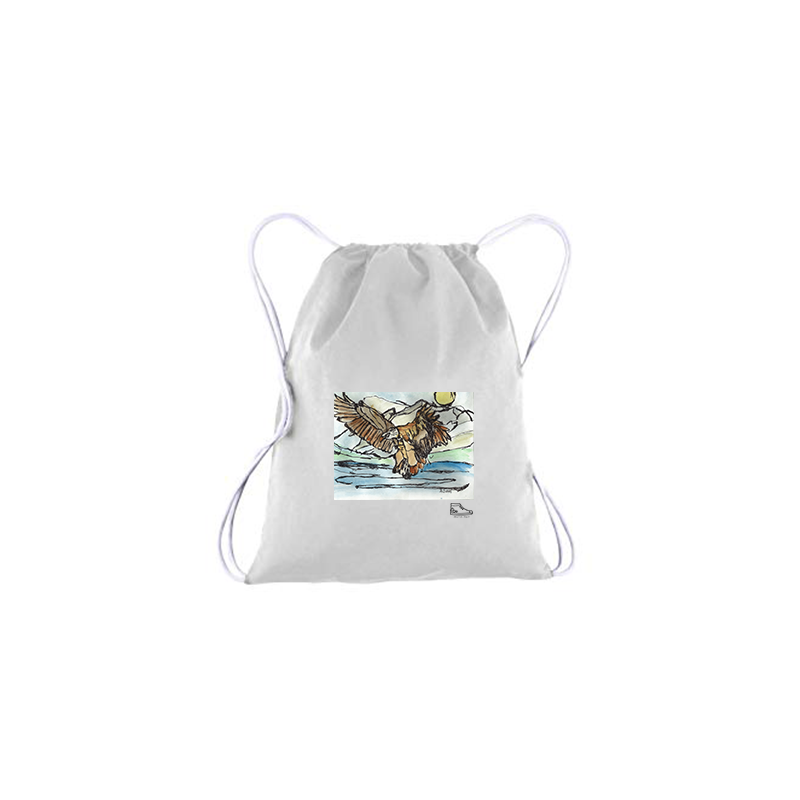 Adam Meyers Eagle Drawstring Bag
