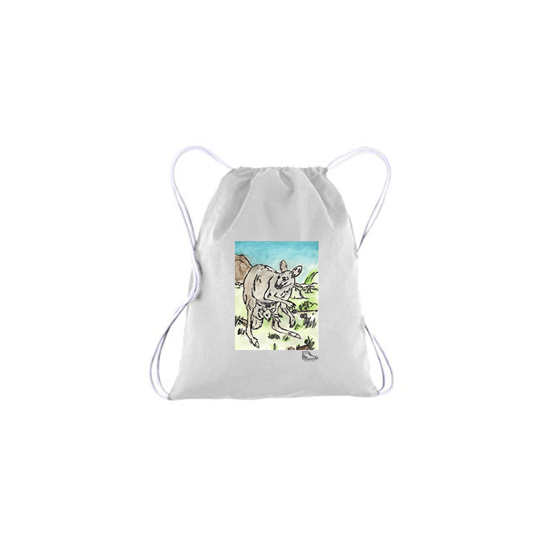 Adam Meyers Kangaroo Drawstring Bag - Creative Souls, Inc.