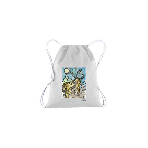 Adam Meyers Tiger Drawstring Bag - Creative Souls, Inc.