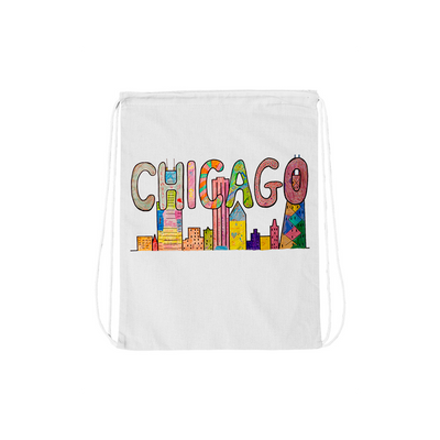 Camp PALS Chicago Drawstring Bag
