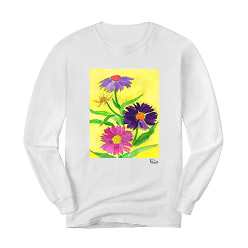 Estella Levin Colorful Flowers Long Sleeve