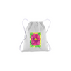 Estella Levin Pink Flower Drawstring Bag
