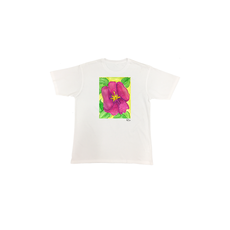 Estella Levin Pink Flower Short Sleeve