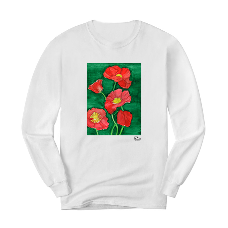 Estella Levin Red Flower Long Sleeve