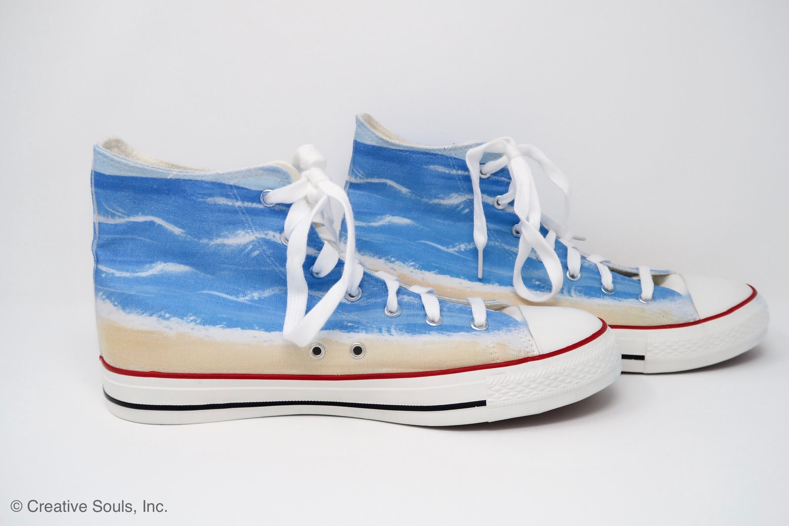 Jacob Spenadel At The Shore Hi Top Soles