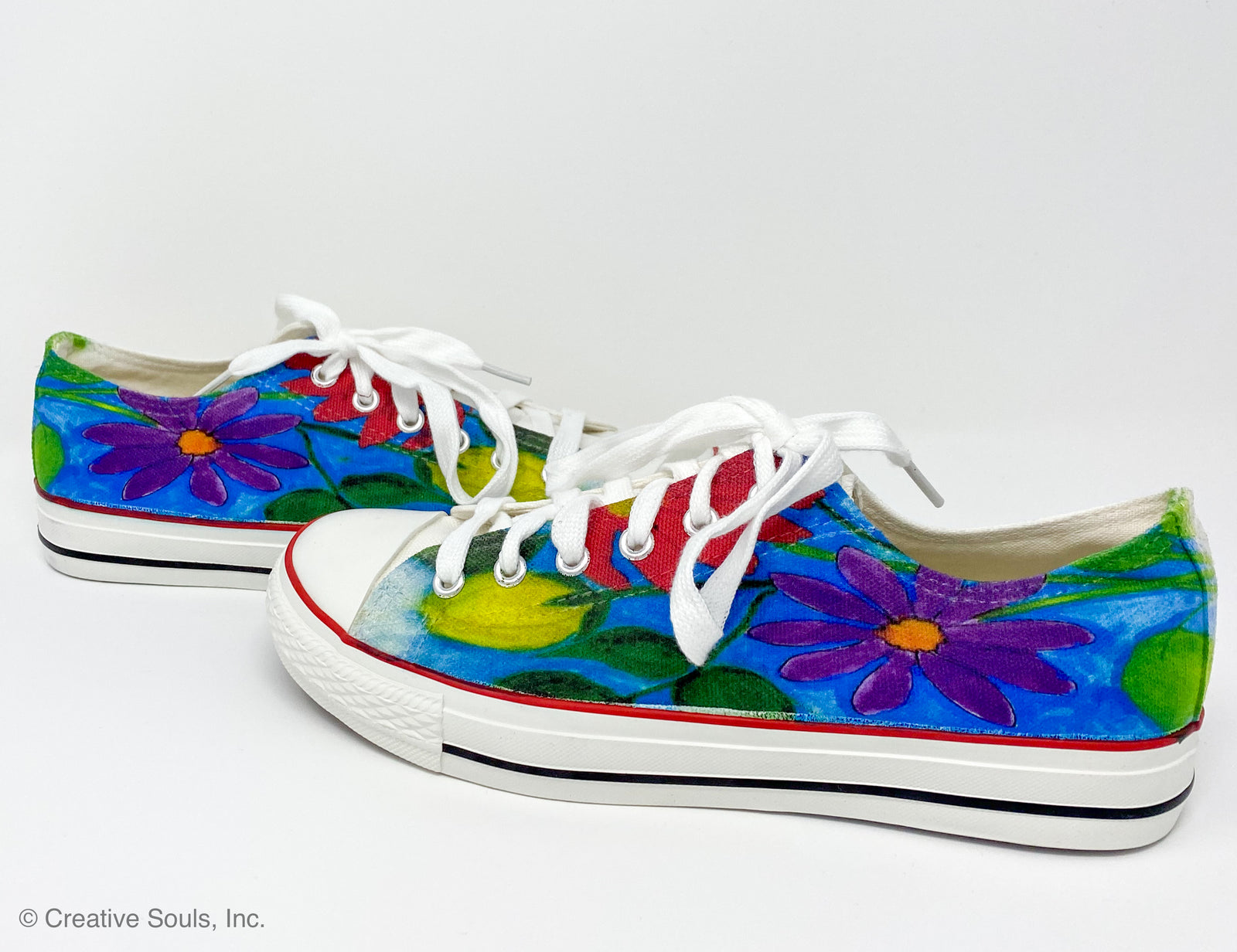 Michelle Rappaport Flowers Low Top Soles