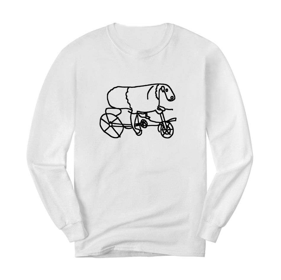 Joe Wilson Sheep on a Bike Long Sleeve