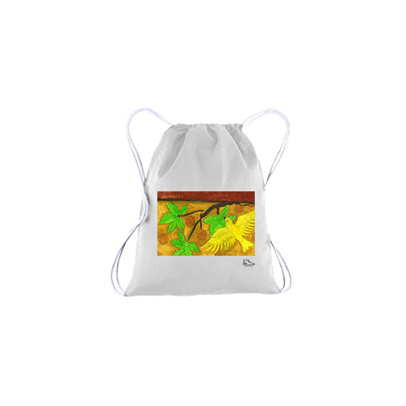 Michelle Rappaport Bird Drawstring Bag