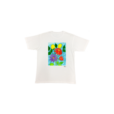 Michelle Rappaport Flowers Short Sleeve