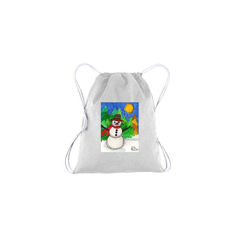 Noah Bronfeld Snowman Drawstring Bag