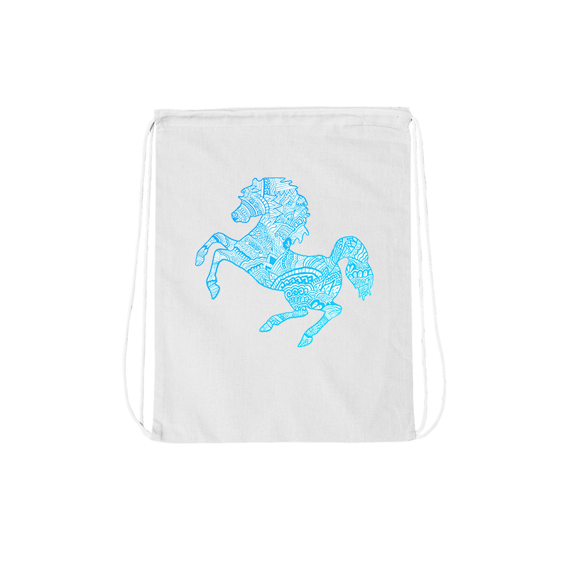 Natalia Villegas Horse Drawstring Bag