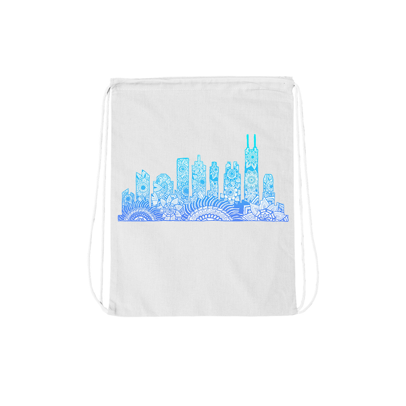 Natalia Villegas Skyline Drawstring Bag