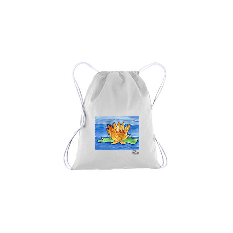 Sam Potashnick Water Lilies Drawstring Bag