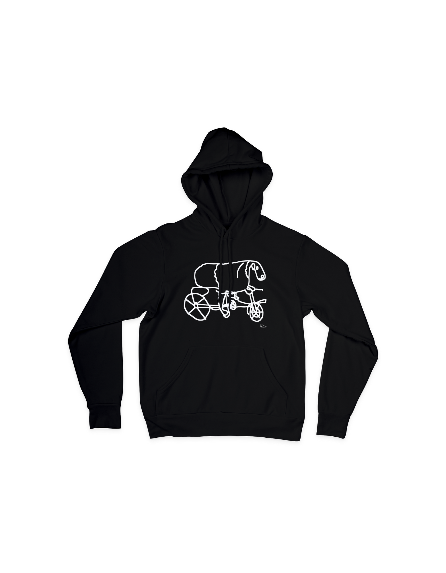 Joe Wilson Sheep on a Bike Sweatshirt